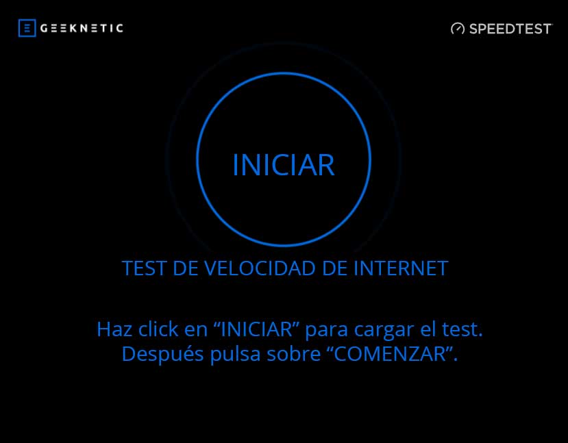 Iniciar test de velocidad