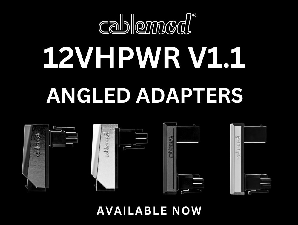 CableMod updates their 12VHPWR angled adaptors with new CEM 5.1 versions