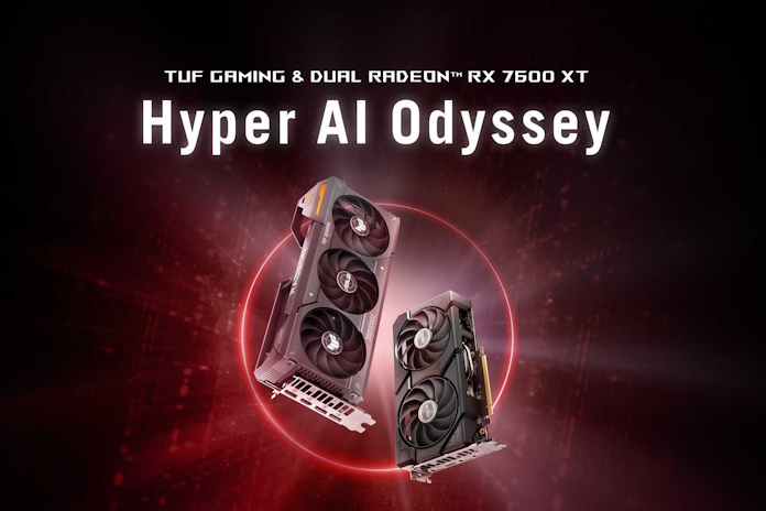 ASUS reveals two RX 7600 XT 16GB GPU models at CES
