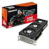 Gigabyte Radeon RX 7600 XT Gaming OC - Tarjeta gráfica de 16 GB, núcleo de 2810 MHz, 16 GB GDDR6 18000 MHz 128 bits, PCI-E 4.0, 2 DP 1.4, 2 HDMI 2.1a, Arquitectura RDNA, fusión RGB, GV-R76XTGAMING