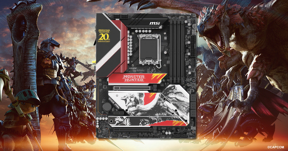 MSI celebrates Monster Hunter’s 20th Anniversary in with Limited Edition products
