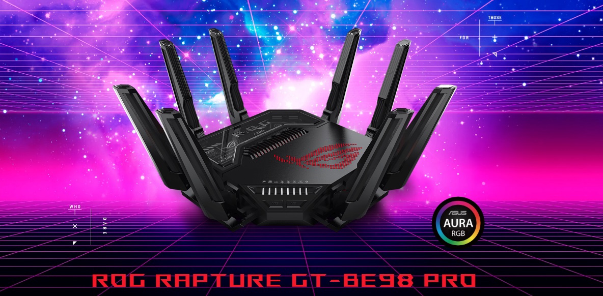 New Flagship Router – ASUS reveals their WIFI ROG Rapture GT-BE98 Pro