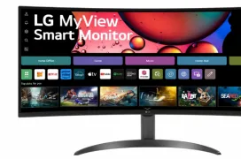 LG MyView 34SR60QC  3.440 x 1.440 píxeles de resolución en un panel curvado de 34 pulgadas con webOS