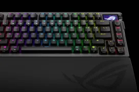 Fibra de carbono y triple conectividad en el teclado mecánico ASUS ROG Azoth Extreme