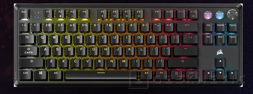 Geeknetic Nuevo teclado Corsair K70 TKL Pro con interruptores magnéticos de efecto Hall 1